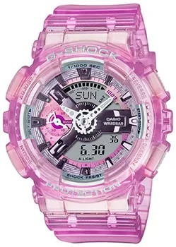 Японские наручные  мужские часы Casio GMA-S110VW-4A. Коллекция G-Shock