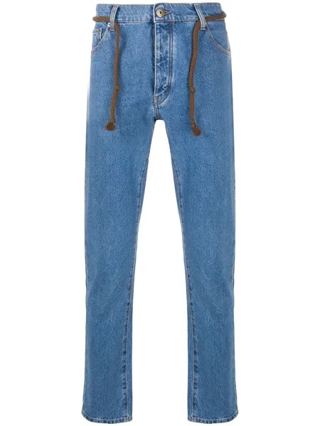 Nanushka джинсы Ilya кроя слим с веревочным поясом
