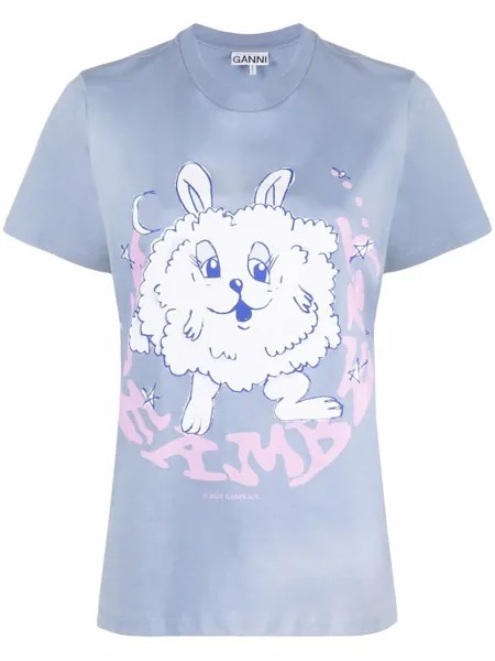 GANNI футболка Dreambeat Bunny