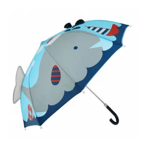 Зонт-трость Fluffy Family, голубой, серый