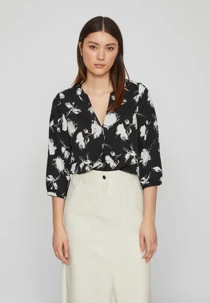 Блузка VIVILLA V NECK VILA, цвет black