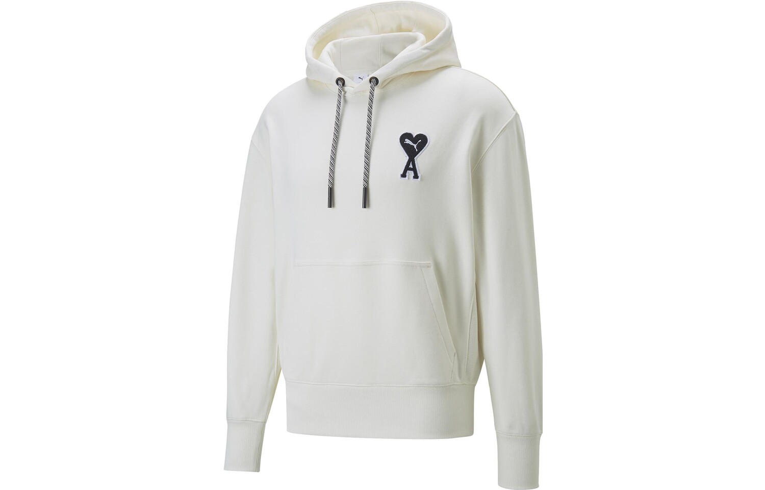 Свитшот Amiparis X Ami Co-Branded Series унисекс, цвет белый Puma, кремовый