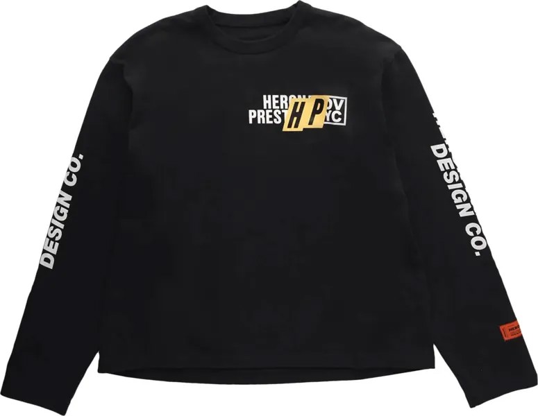 Свитшот Heron Preston Real Estate Long-Sleeve, черный/белый