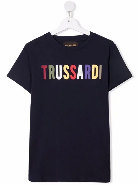 TRUSSARDI JUNIOR футболка с логотипом