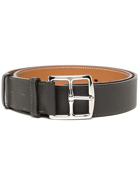 Hermès 2010 pre-owned contrast stitching buckle belt