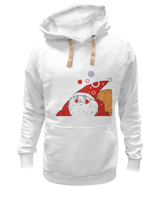Худи Printio Happy new year! белое 2XL