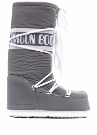 Moon Boot Kids САПОГИ ICON JUNIOR REFLEX SILVER