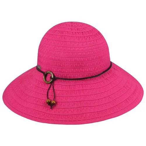 Шляпа с широкими полями BETMAR арт. B3261 COCONUT RING SAFARI (темно-розовый), Размер: UNI