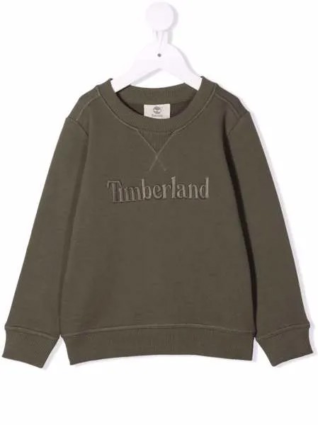 Timberland Kids толстовка с вышитым логотипом