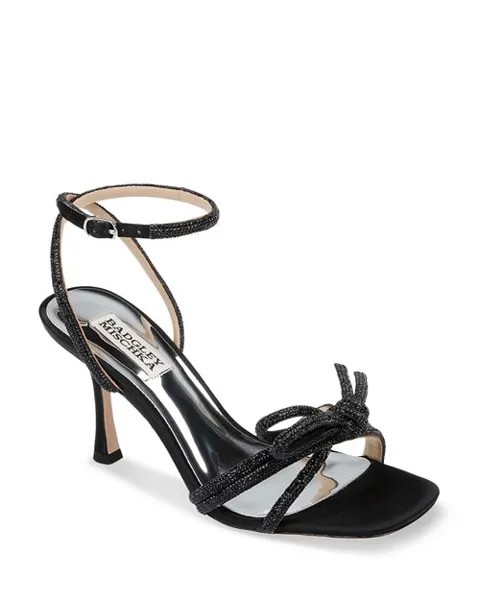 Женские босоножки на высоком каблуке Effie с ремешком на щиколотке Badgley Mischka, цвет Black