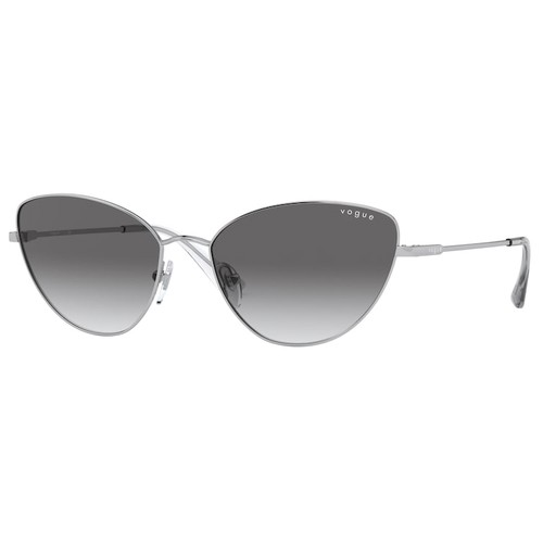 Солнцезащитные очки Vogue eyewear, кошачий глаз, оправа: металл