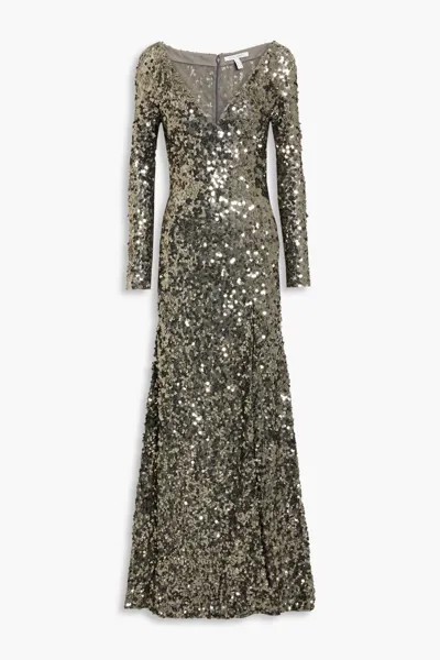 Тюлевое платье Fleur с пайетками Rachel Gilbert, бронза