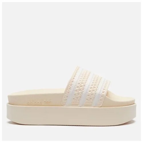Женские сланцы adidas Originals Adilette Bonega бежевый , Размер 42 EU