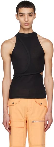 Черная модульная майка Dion Lee