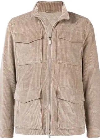 Eleventy slim fit corduroy jacket