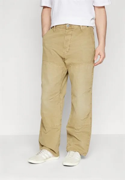 Расклешенные джинсы CARPENTER LOOSE G-Star, бежевый