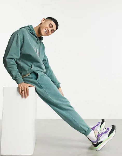 Зеленые oversized-джоггеры от комплекта ASOS DESIGN​​​​​​​-Зеленый цвет