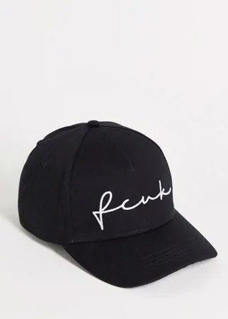 Черная кепка с логотипом French Connection-Черный цвет