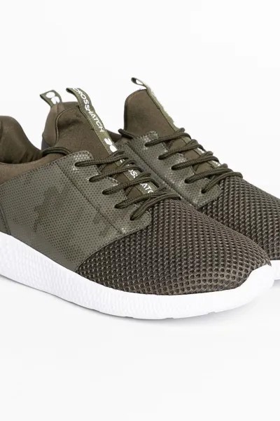 Кроссовки Ryfoss MVE Camo Leather Trainers Crosshatch, зеленый