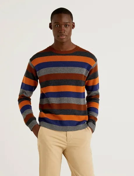 Джемпер мужской United Colors of Benetton 21A_1244K1J73 разноцветный M