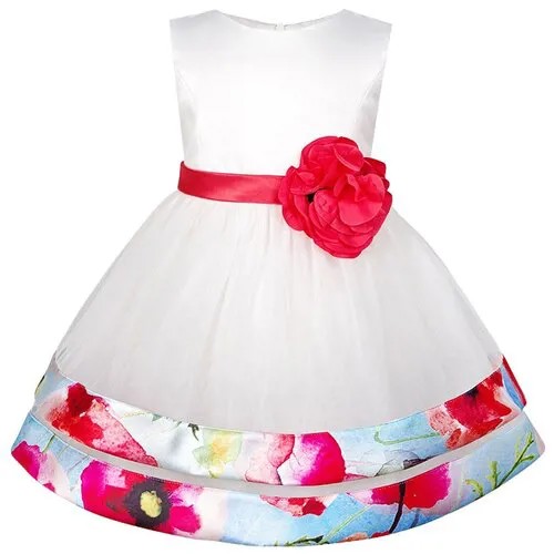 Платье Baby A для девочки L2024 цвет белый 3 года