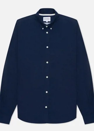 Мужская рубашка Norse Projects Osvald Button Down Cotton Linen, цвет синий, размер XXL