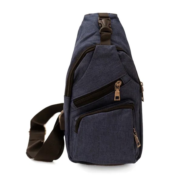 Сумка-рюкзак мужская PANWORK URBAN синяя, 32х7х16 см