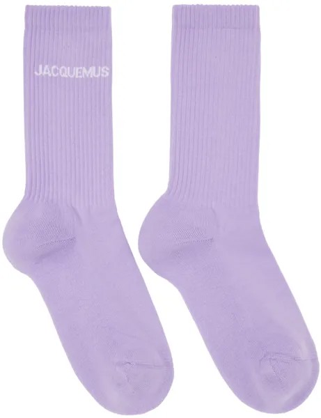 Фиолетовые носки Le Papier 'Les Chaussettes Jacquemus'