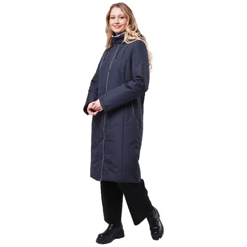 Куртка  Maritta зимняя, удлиненная, подкладка, размер 44(54RU), бордовый