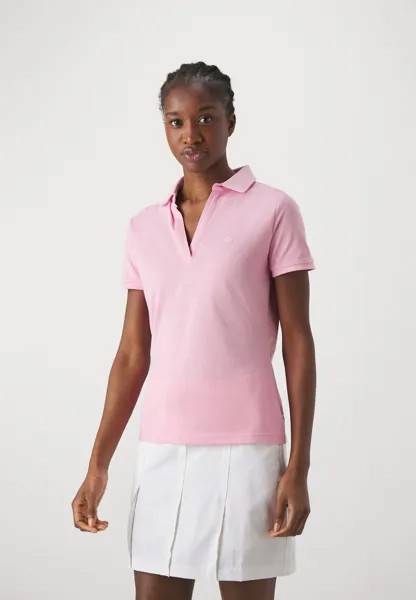 Рубашка-поло KATIE OPEN NECK Calvin Klein, цвет pink