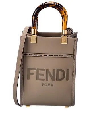 Женская кожаная мини-сумка Fendi Sunshine