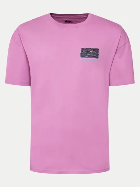 Футболка стандартного кроя Quiksilver, розовый