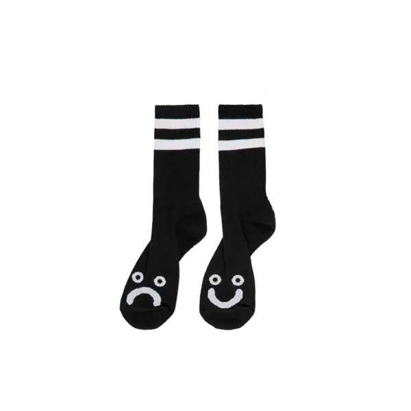 Носки POLAR SKATE CO. Happy Sad Socks Black 2021