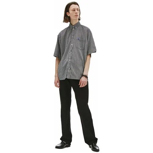 Balenciaga Рубашка с короткими рукавами в полоску M