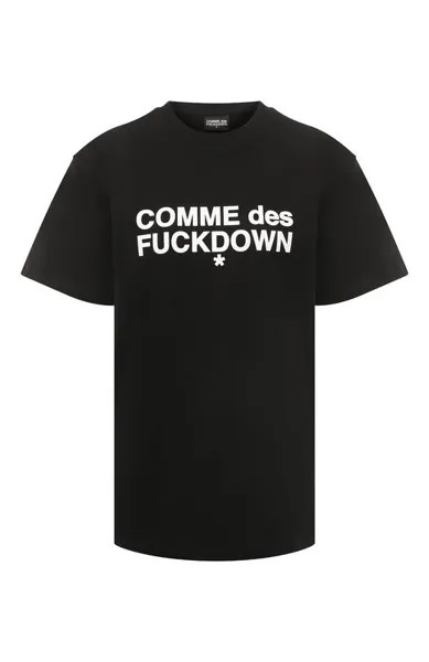 Хлопковая футболка Comme des Fuckdown