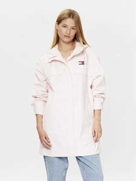 Переходная куртка стандартного кроя Tommy Jeans, розовый