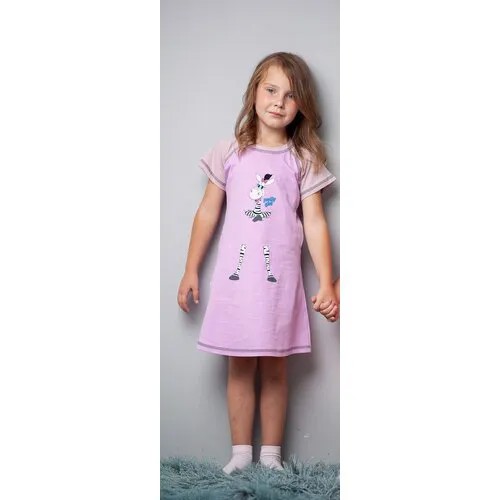 Платье, размер 134, фиолетовый