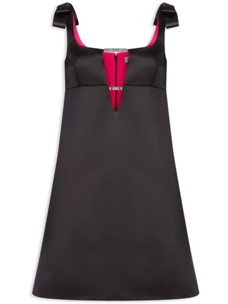 Nina Ricci мини-юбка А-силуэта, черный