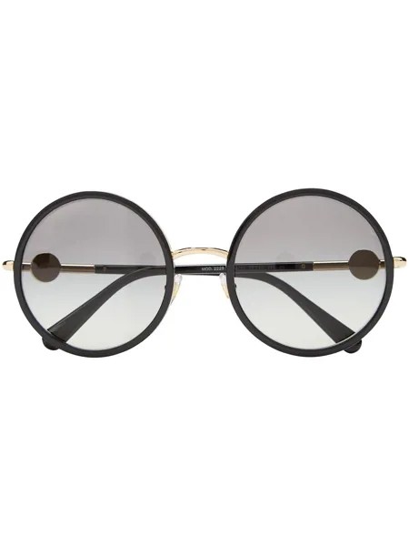 Versace Eyewear солнцезащитные очки Vintage Icon в круглой оправе