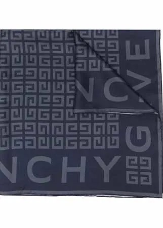 Givenchy шелковый платок с монограммой