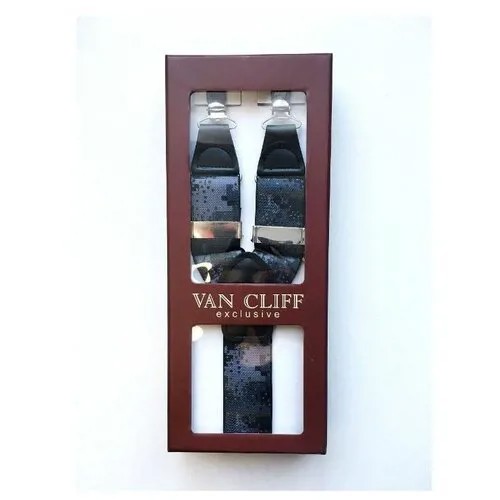 Подтяжки Van Cliff, размер 110, мультиколор, хаки