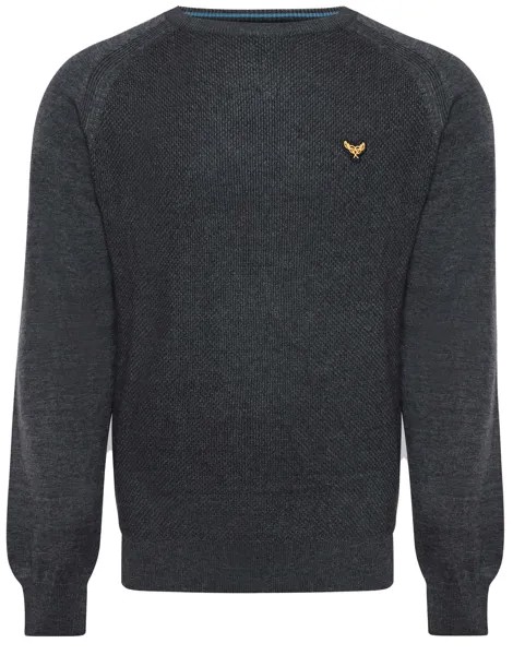 Пуловер Threadbare Strick Rowan, серый