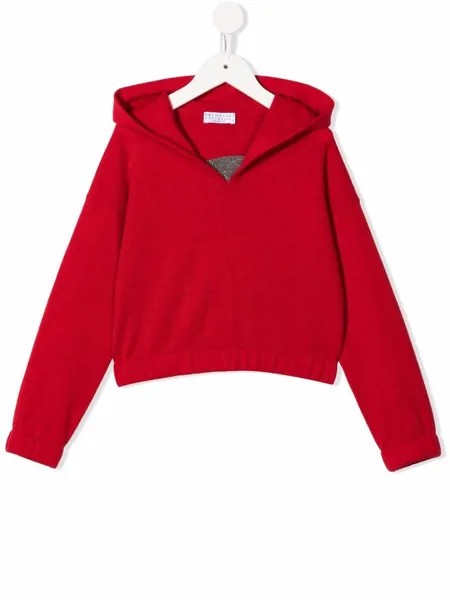 Brunello Cucinelli Kids кашемировое худи