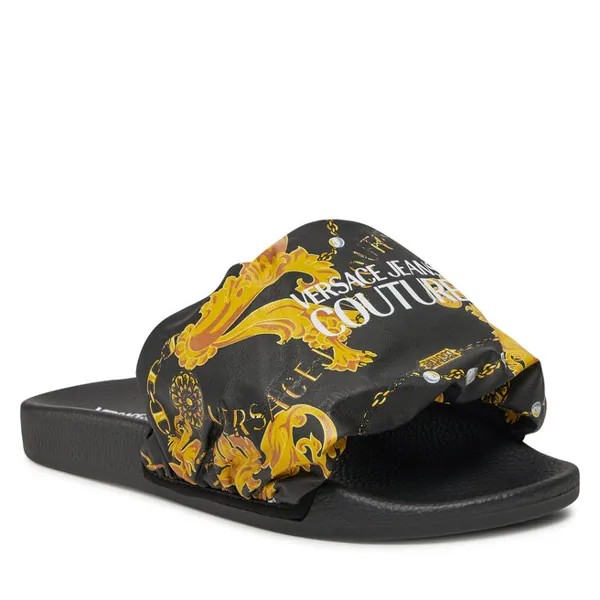 Шлепанцы Versace Jeans Couture, черный