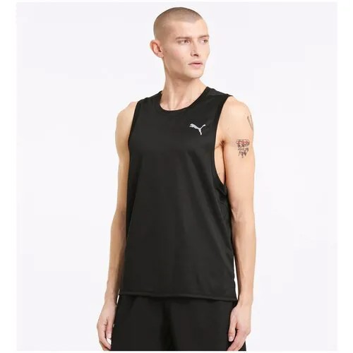 Майка, PUMA RUN FAV SINGLET, Мужская, размер XXL ; Black