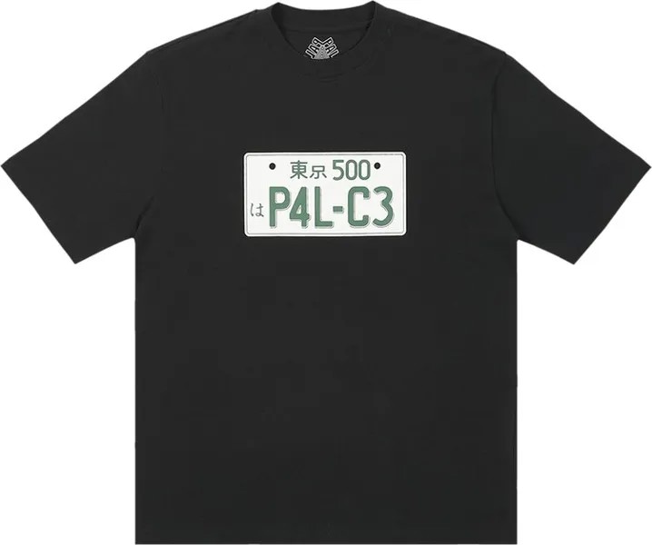 Футболка Palace Plate T-Shirt 'Black', черный