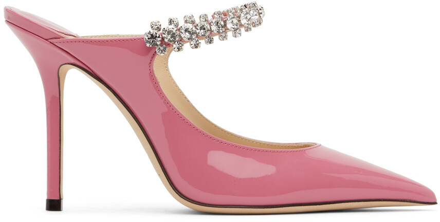 Розовые туфли на каблуках Bing 100 Jimmy Choo