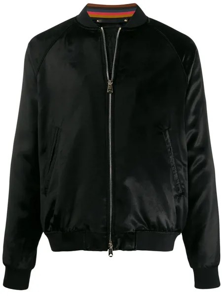 PAUL SMITH куртка-бомбер узкого кроя