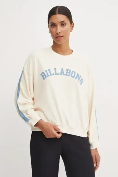 Толстовка New School Crew Billabong, бежевый