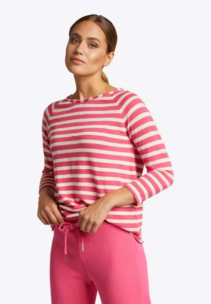 Толстовка Rich & Royal LONGSLEEVE MIT DESTROYED DETAILS, цвет raspberry pink